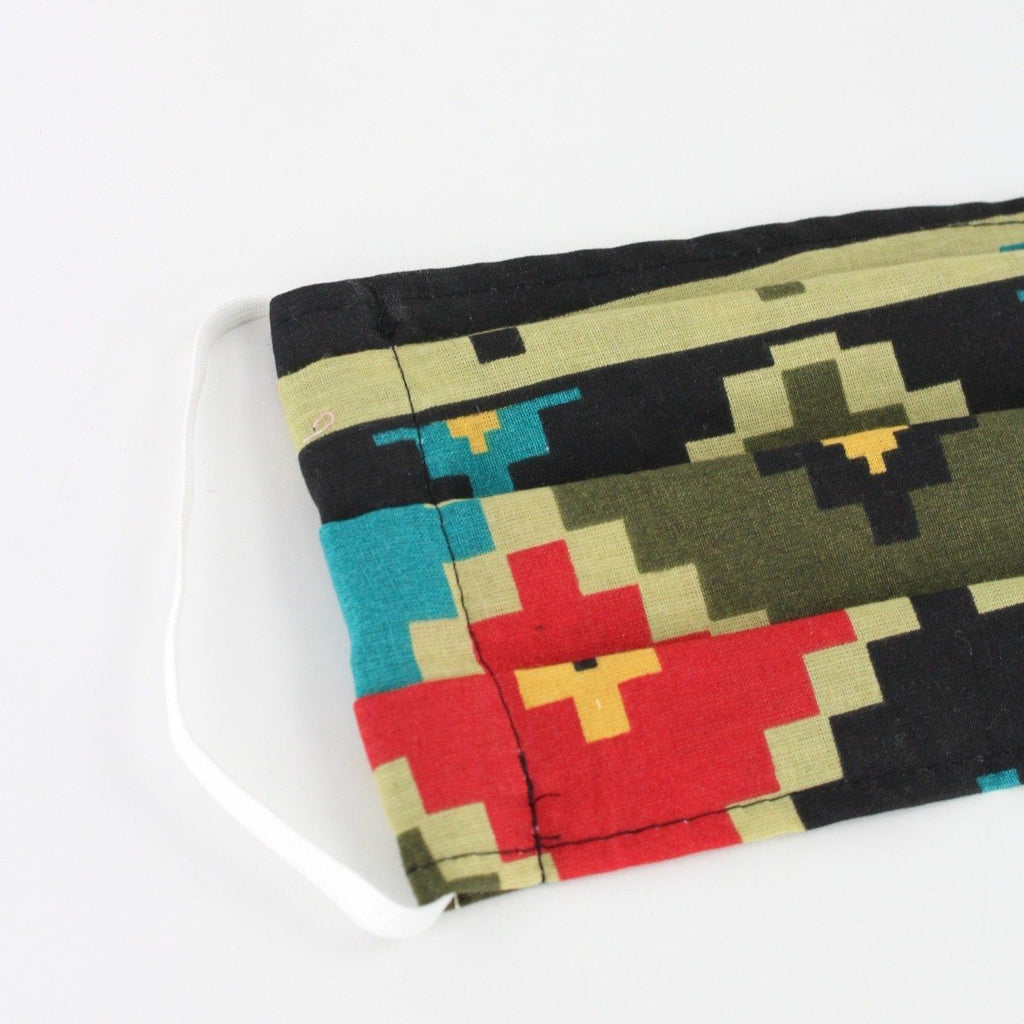 Vintage Colorful Face Mask Vintage & Rags 