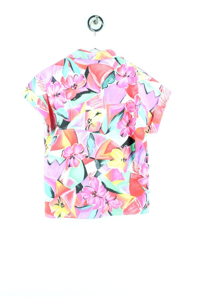 Vintage Crazy Colourful Flower Party Shirt ( S ) - Vintage & Rags