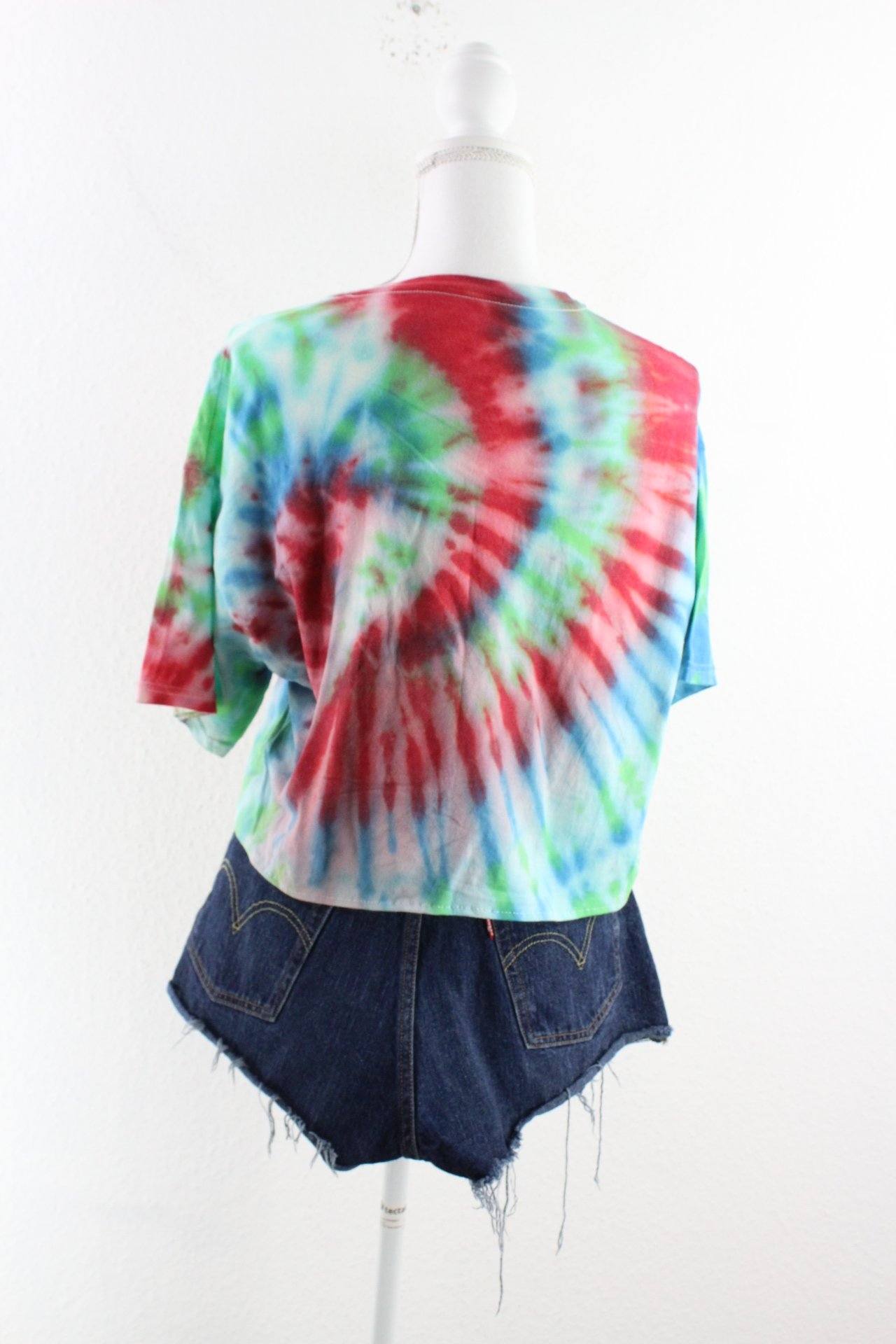 Vintage Crop Batik T-Shirt (L) Vintage & Rags 
