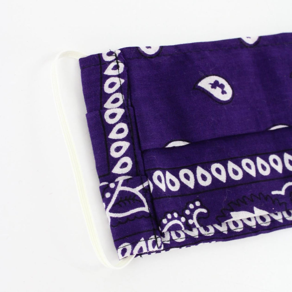 Vintage Dark Purple Face Mask Vintage & Rags 