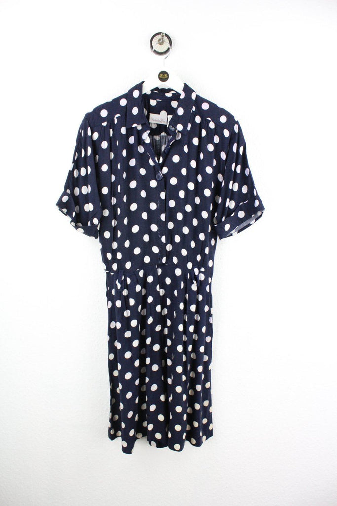 Vintage Dot Dress ( L ) - Vintage & Rags