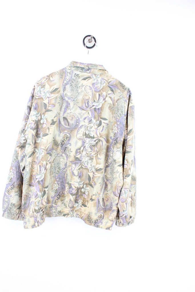 Vintage Flower Silk Jacket ( L ) - Vintage & Rags
