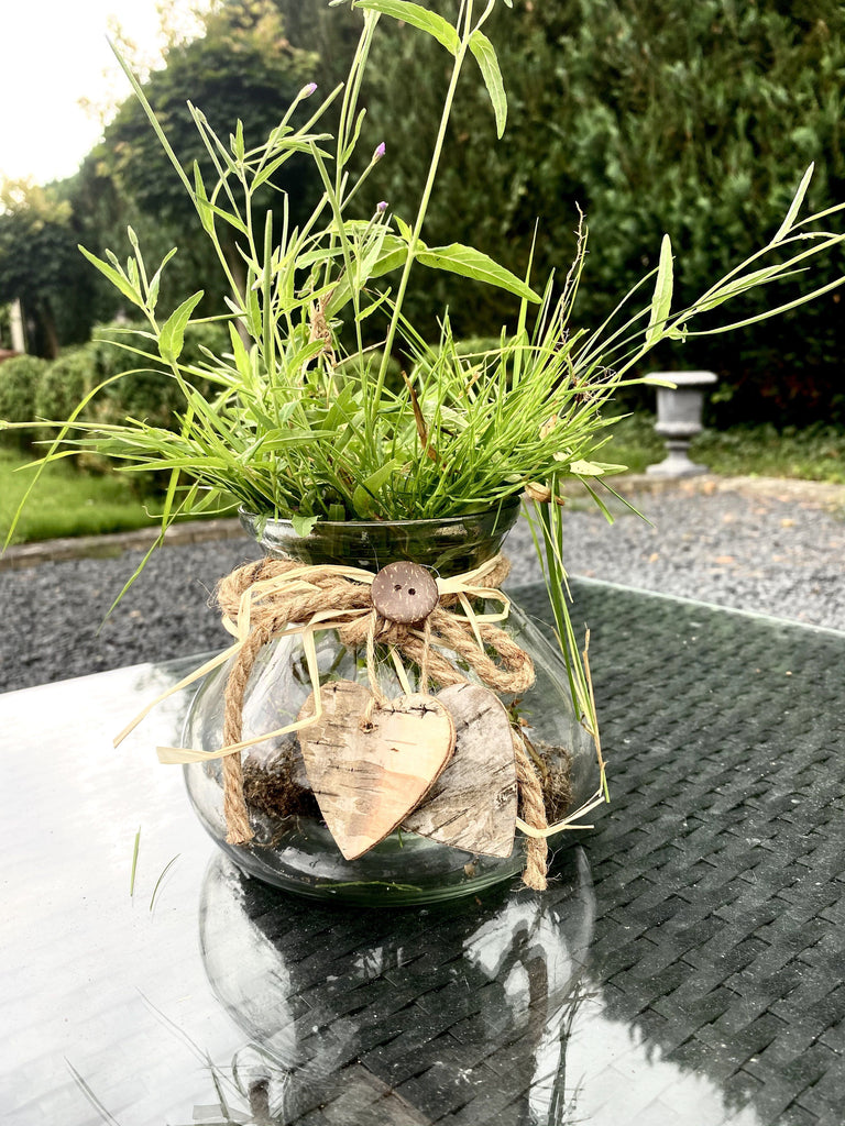 Vintage Glass Vase+ Vintage & Rags 