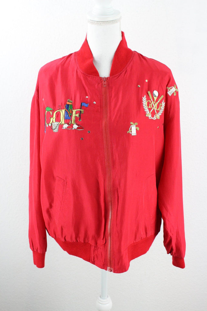 Vintage Golf Silk Jacket (XL) Vintage & Rags 