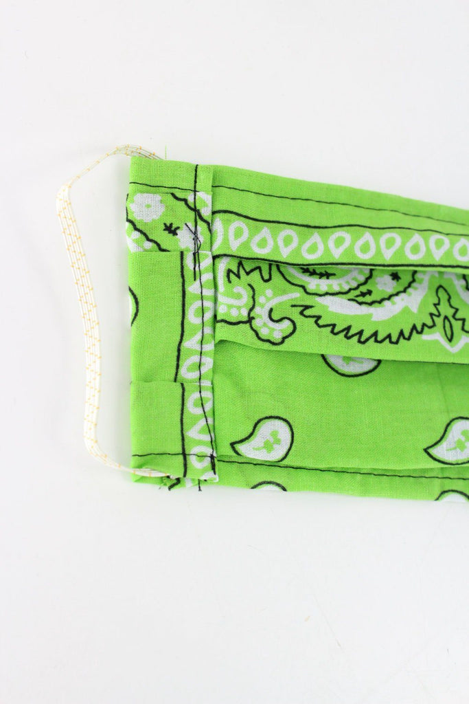 Vintage Green Face Mask Vintage & Rags 