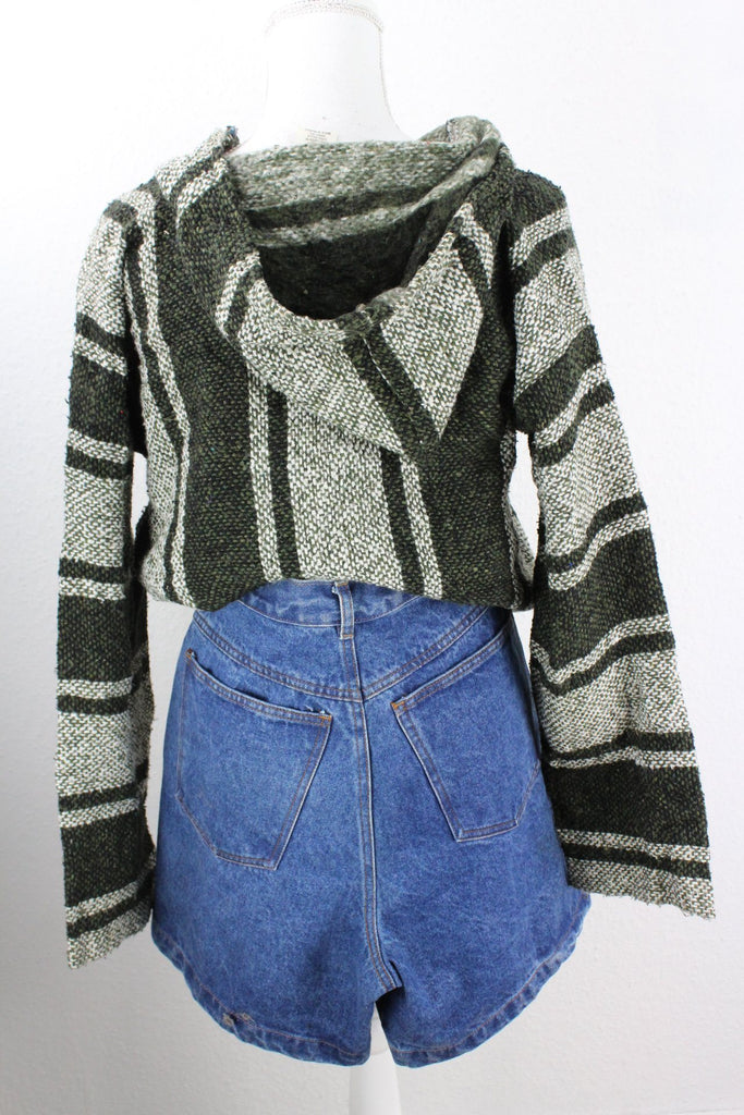 Vintage Green Knit Hoodie (L) Vintage & Rags 