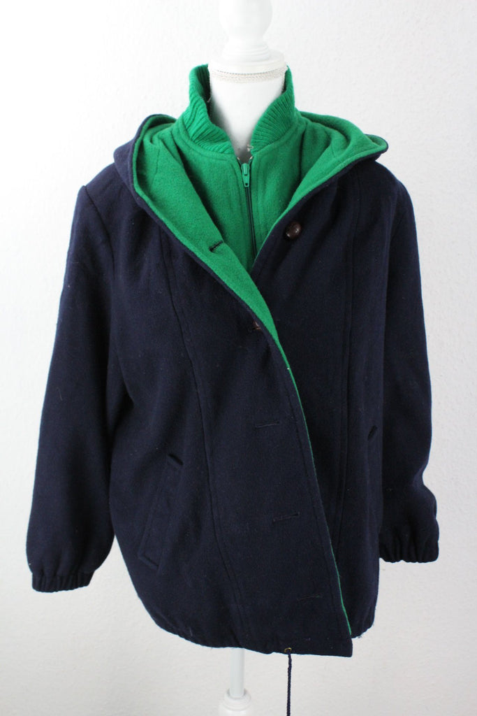 Vintage Green Wool Jacket (L) Vintage & Rags 