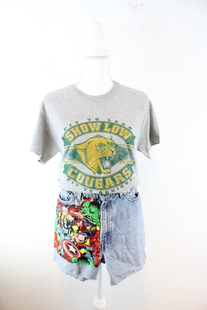 Vintage Grey Cougars T-Shirt (S) Vintage & Rags 