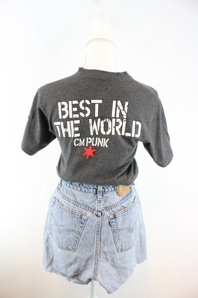 Vintage Grey Punk T-Shirt (XS) Vintage & Rags 