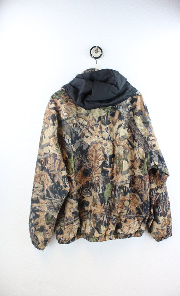 Vintage Leaves Polyester Jacket ( XL ) - Vintage & Rags