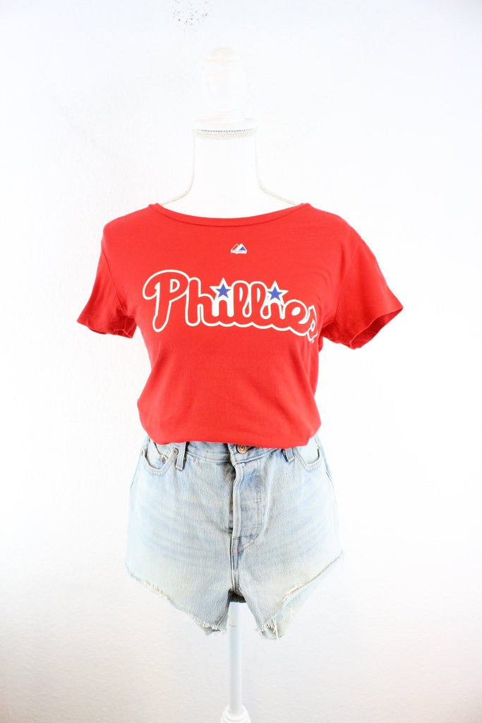 Vintage Majestic Phillies T-Shirt (XS) Vintage & Rags 
