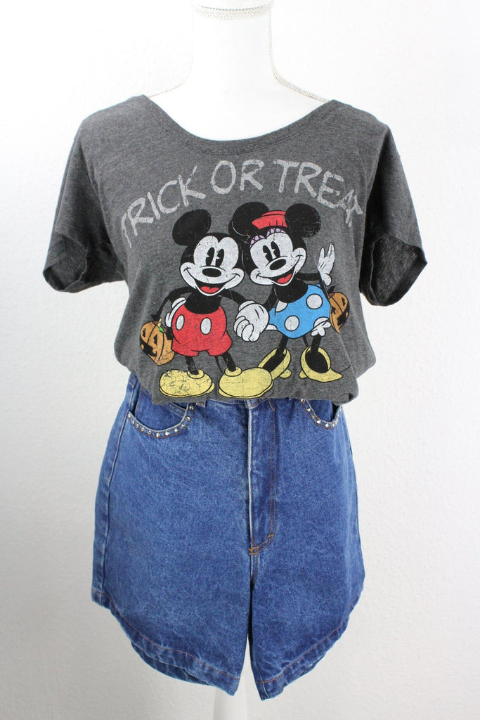 Vintage Mickey Mouse Halloween T-Shirt (L) Vintage & Rags 