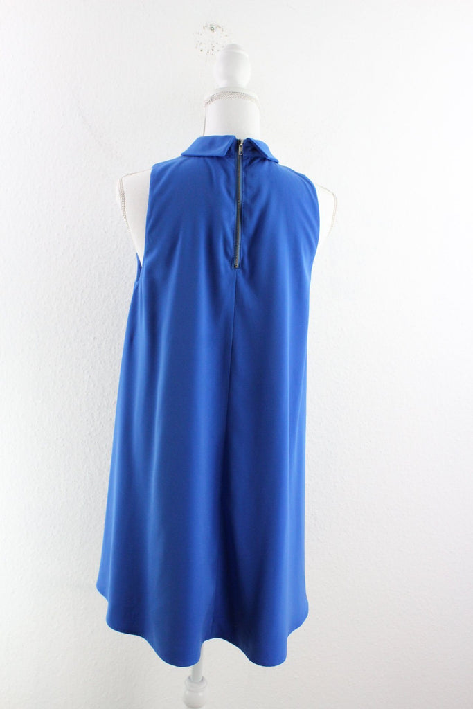 Vintage Ocean Blue Dress (8) Vintage & Rags 