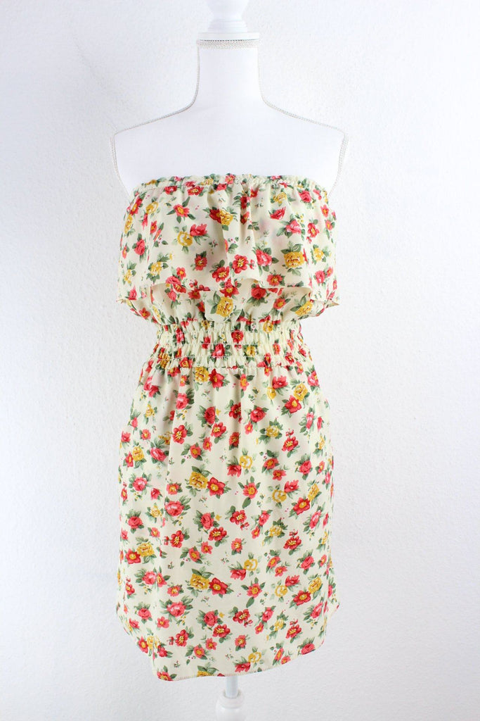 Vintage Petite Flower Dress (M) Vintage & Rags 