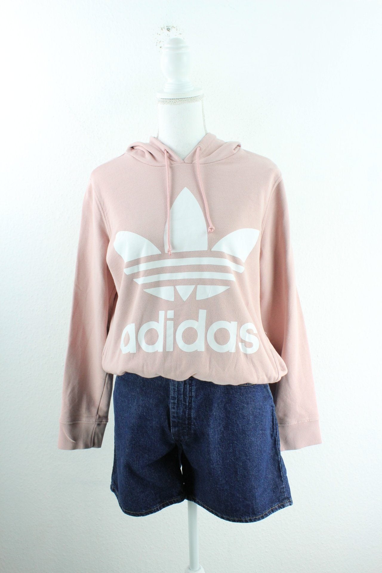 Vintage Pink Adidas Hoodie (S) Vintage & Rags 