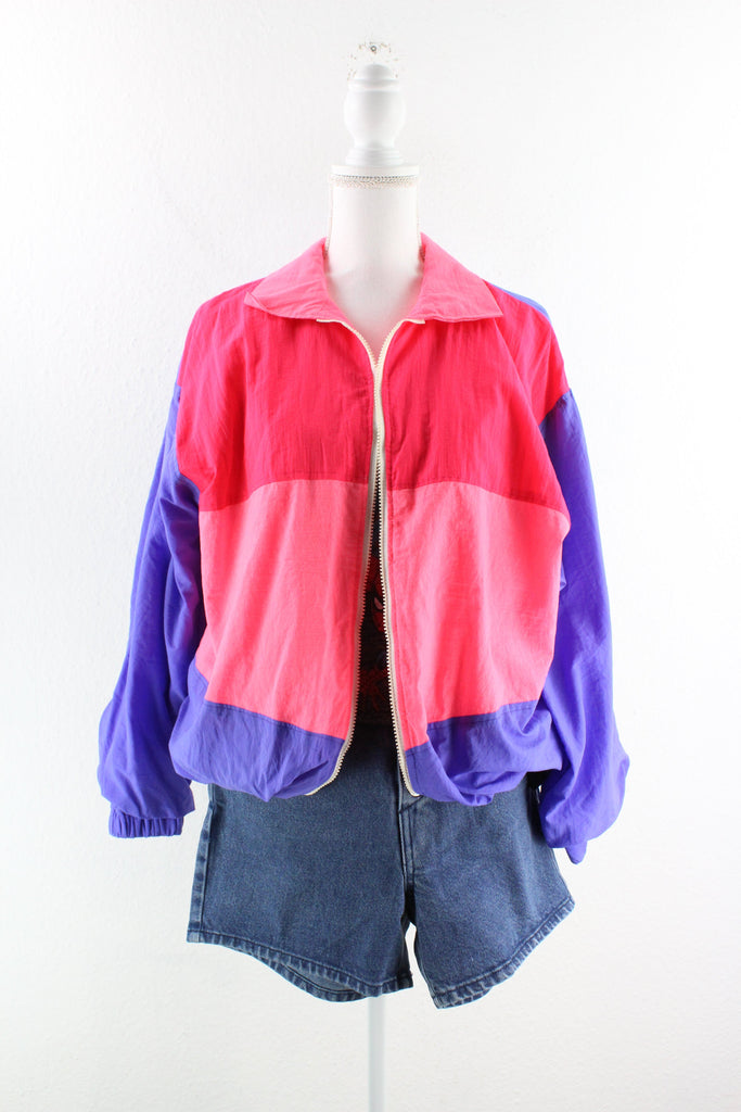 Vintage Pink Purple Light Jacket (M) Vintage & Rags 