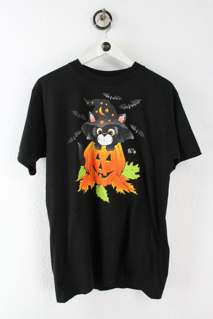 Vintage Pumpkin Cat T-Shirt (M) Vintage & Rags 