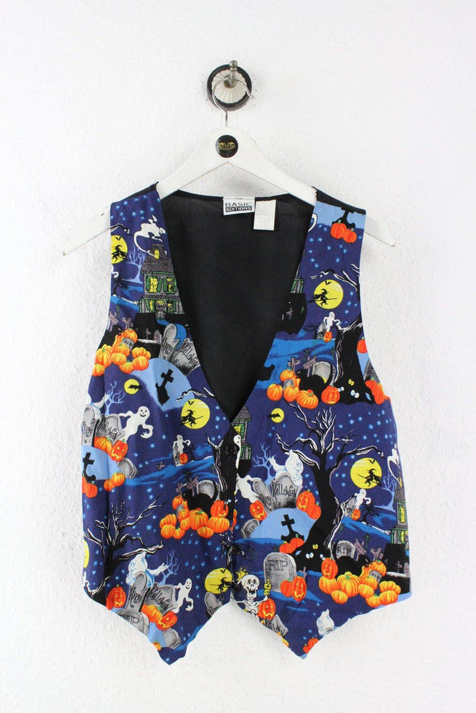 Vintage Pumpkin Halloween Vest (M) Vintage & Rags 