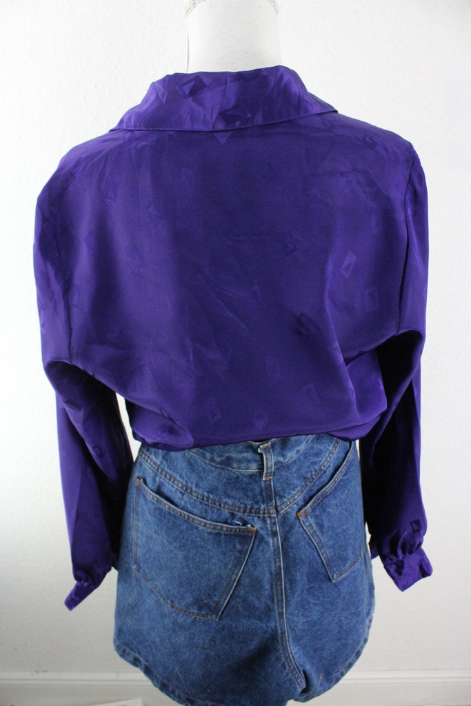 Vintage Purple Ashley Blouse (M) Vintage & Rags 
