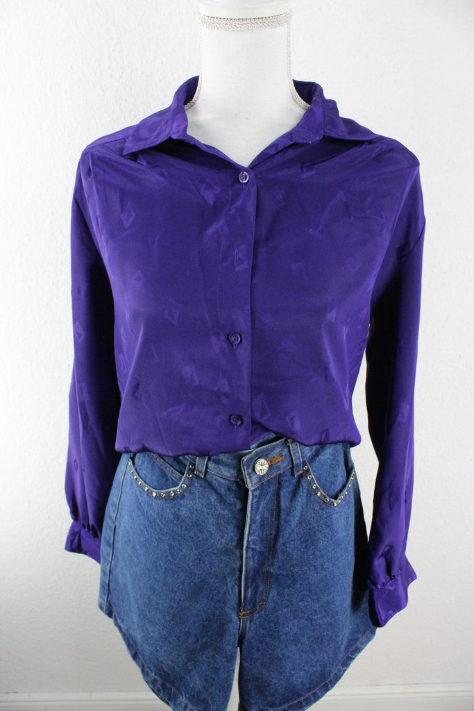 Vintage Purple Ashley Blouse (M) Vintage & Rags 