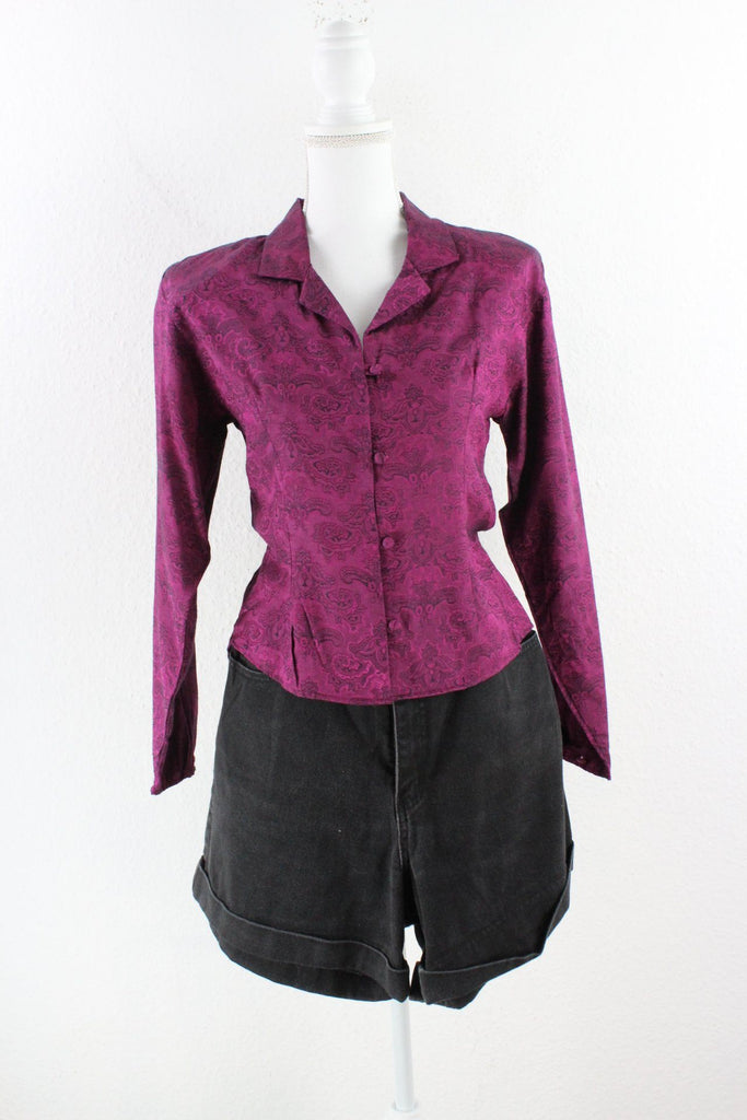 Vintage Purple Blouse (M) Vintage & Rags 