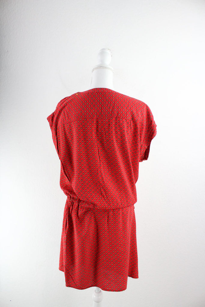 Vintage Red Cozy Dress (M) Vintage & Rags 