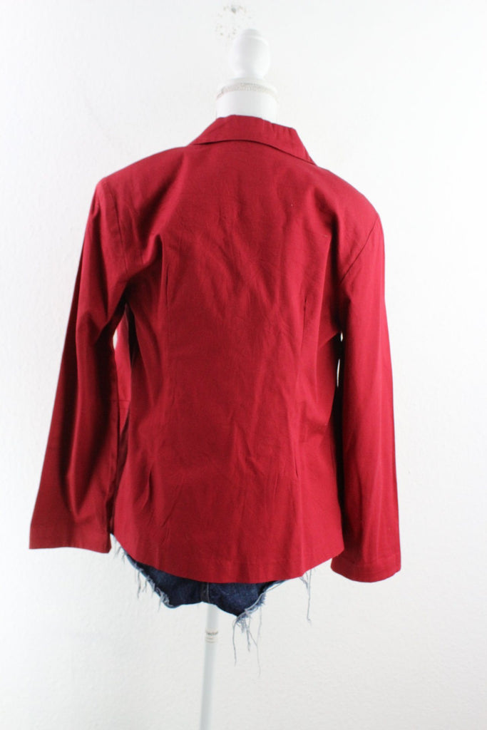 Vintage Red Forenza Blazer (10) Vintage & Rags 