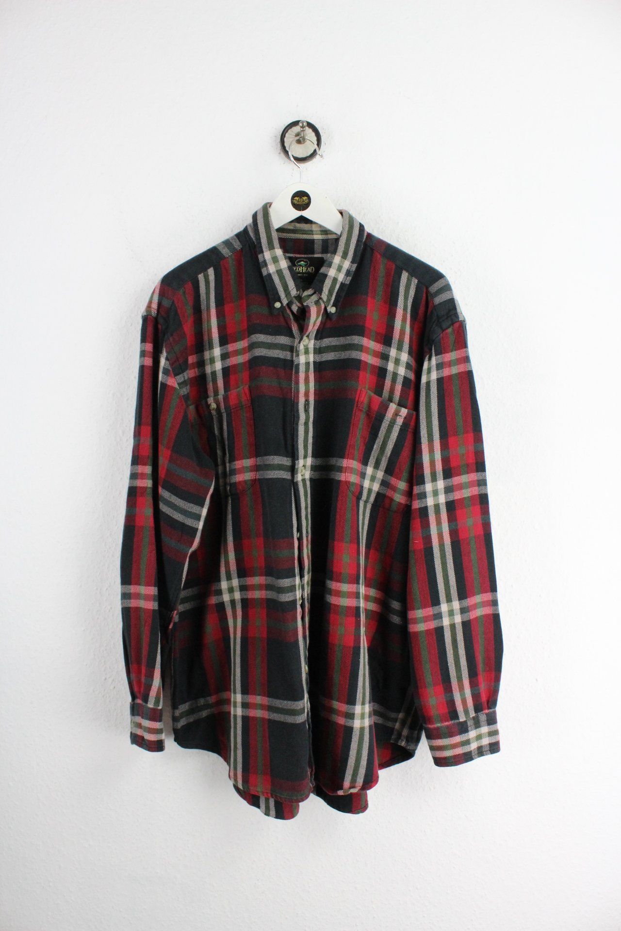 Vintage Red Head Flannel Shirt (L) Yeeco KG 