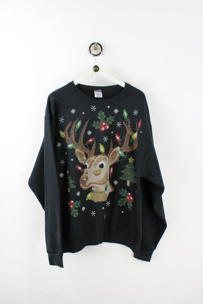 Vintage Reindeer Sweatshirt (L) Yeeco KG 