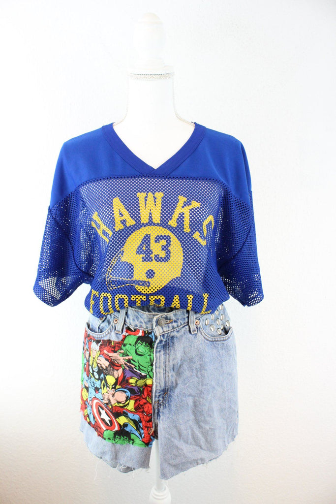 Vintage Russell Athletic Hawks Football Jersey (L) Vintage & Rags 