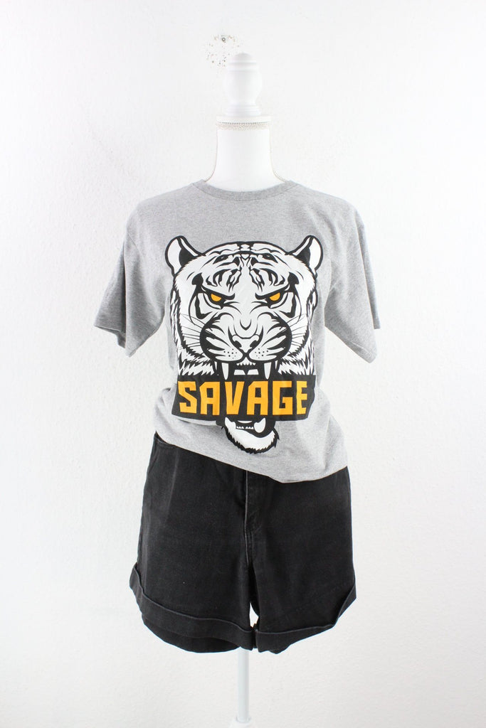 Vintage Savage Tiger T-Shirt (M) Vintage & Rags 
