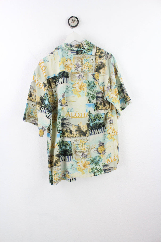 Vintage Silk seven Palm Hawai Shirt (S) Vintage & Rags 