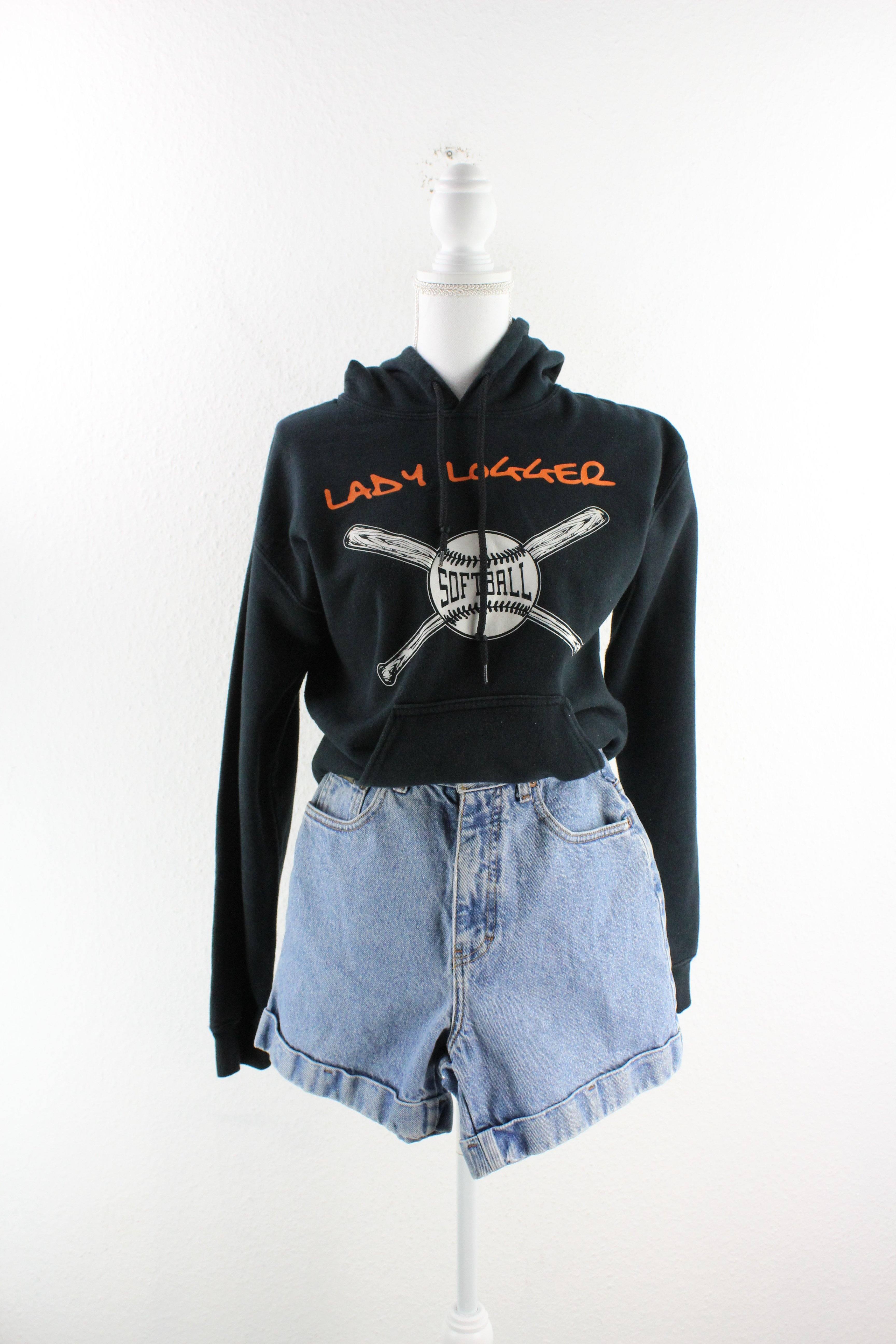 Vintage Softball Hoodie (S) Vintage & Rags 