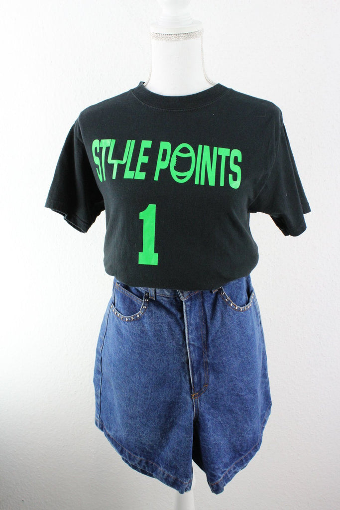 Vintage Style Points Neon T-Shirt (S) Vintage & Rags 