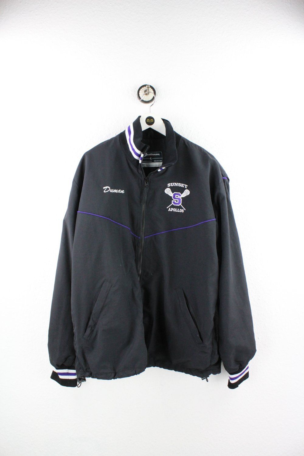 Vintage Sunset Lacrosse Nylon Jacket ( L ) - Vintage & Rags