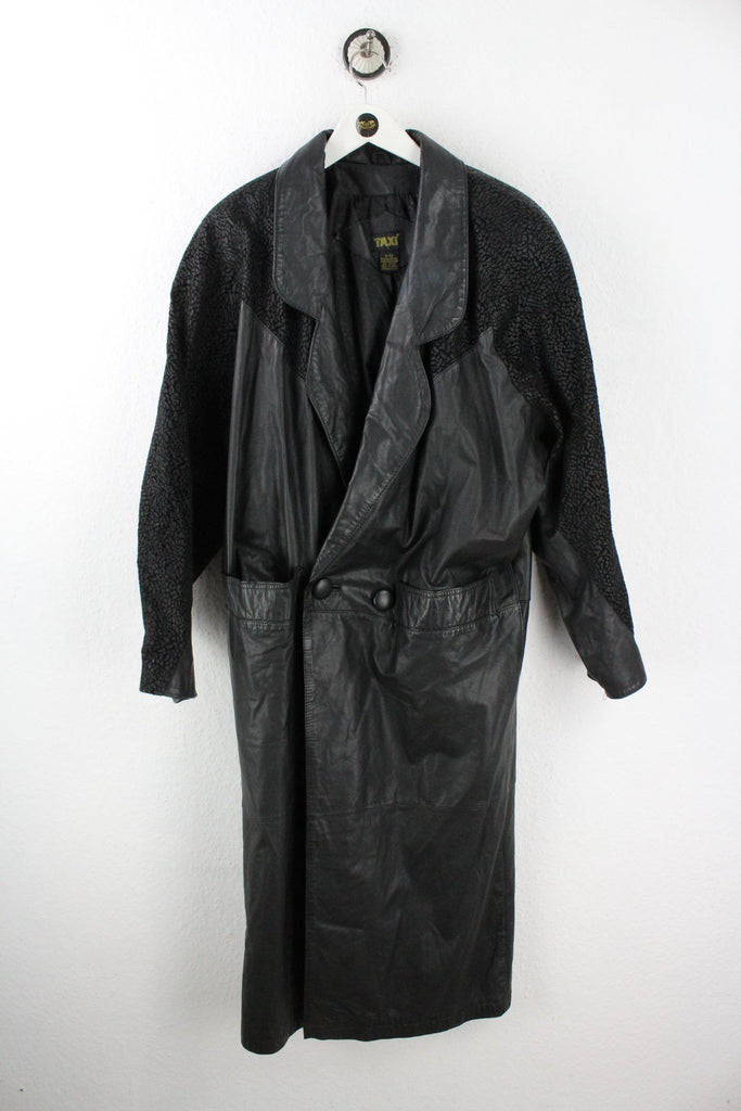 Vintage Taxi Leather Coat (XL) Vintage & Rags 