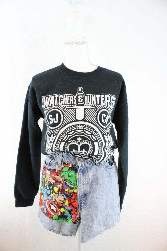 Vintage Watchers & Hunters Sweatshirt (M) Vintage & Rags 